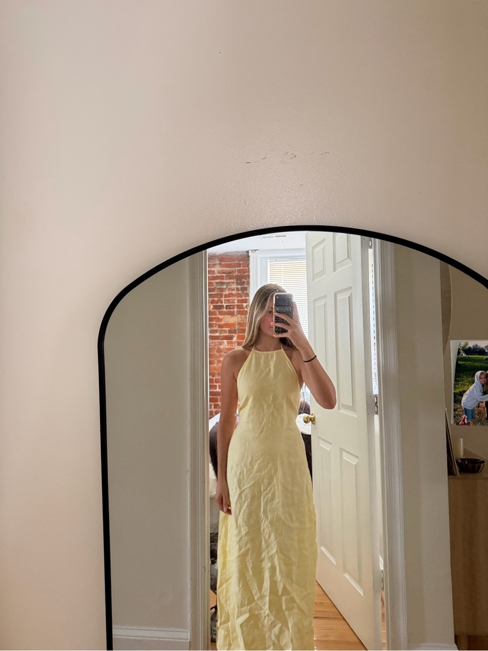 Cotton On Pale Yellow Halter Maxi Dress